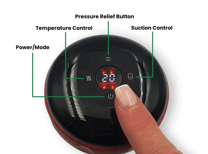 Portable Cupping Massage Device with Heat | Beauty Box